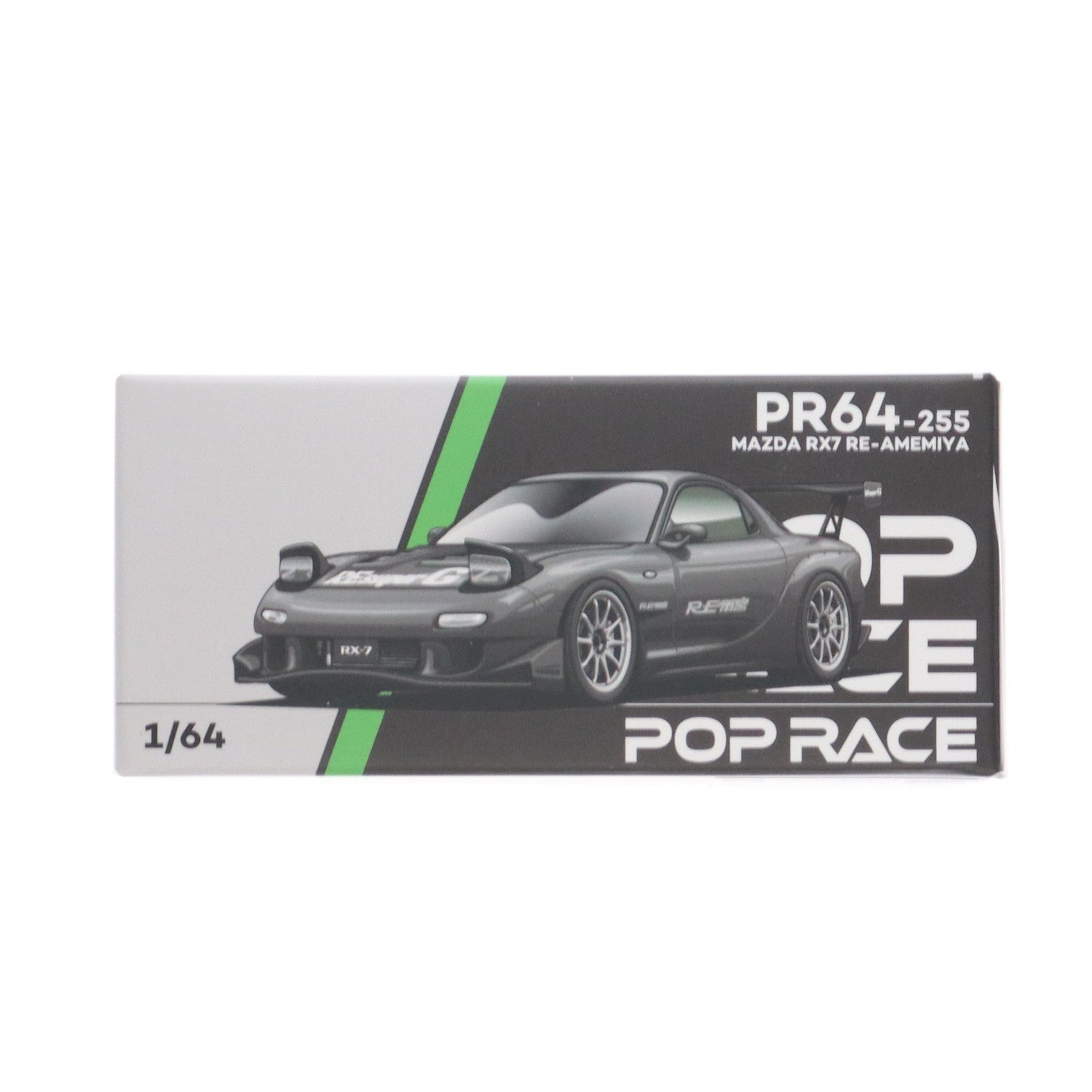 【中古即納】[MDL] 1/64 MAZDA RX7 RE-AMEMIYA(ガンメタル) 完成品 ミニカー(PR640255) POP RACE(ポップレース)(20250904)