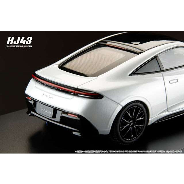【予約安心出荷】[MDL] 1/43 ホンダ プレリュード 2025 ホワイト/ブラックルーフ 完成品 ミニカー(HJ432010WB) ホビージャパン(2025年11月)