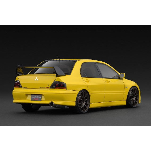【予約安心出荷】[MDL] 1/18 Mitsubishi Lancer Evolution(ランサーエボリューション) VIII MR (CT9A) Yellow 完成品 ミニカー(IG3837) ignition model(イグニッションモデル)(2026年3月)