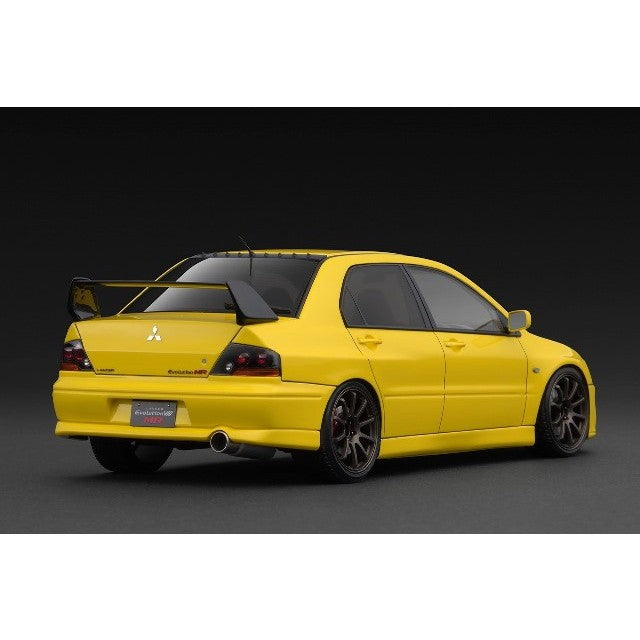【新品】【お取り寄せ】[MDL] 1/18 Mitsubishi Lancer Evolution(ランサーエボリューション) VIII MR (CT9A) Yellow 完成品 ミニカー(IG3837) ignition model(イグニッションモデル)(20260331)