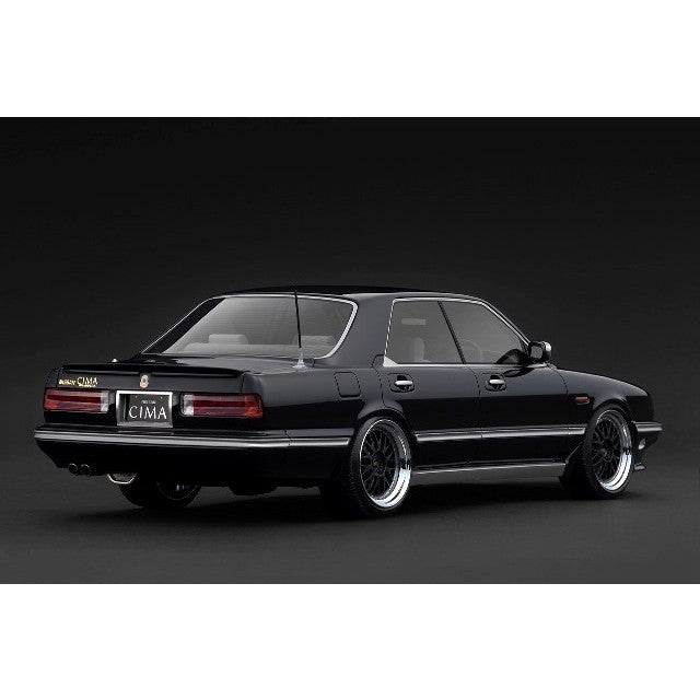 【新品】【お取り寄せ】[MDL] 1/18 NISSAN GLORIA CIMA(グロリア・シーマ) (Y31) Black 完成品 ミニカー(IG3900) ignition model(イグニッションモデル)(20260418)