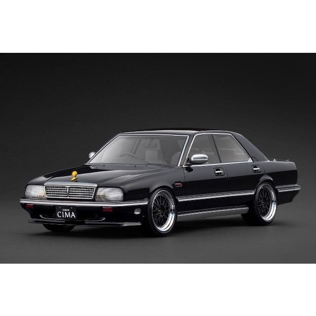 【新品】【お取り寄せ】[MDL] 1/18 NISSAN GLORIA CIMA(グロリア・シーマ) (Y31) Black 完成品 ミニカー(IG3900) ignition model(イグニッションモデル)(20260418)