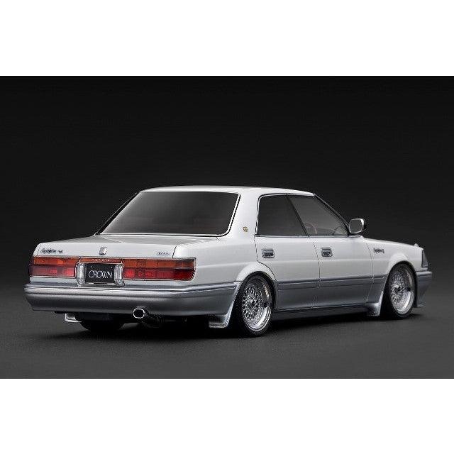 【予約安心出荷】[MDL] 1/18 TOYOTA CROWN Royal Saloon G(トヨタクラウン ロイヤルサルーンG) (130) Pearl White/Silver 完成品 ミニカー(IG3732) ignition model(イグニッションモデル)(2026年6月)