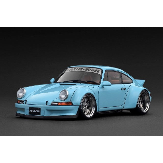 【予約安心出荷】[MDL] 1/18 RWB Backdate Light Blue 完成品 ミニカー(IG3878) ignition model(イグニッションモデル)(2026年5月)