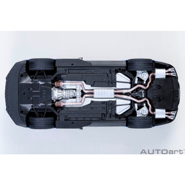 【予約安心出荷】[MDL] オートアート・コンポジットモデルシリーズ 1/18 フォード マスタング シェルビー GT500(ブルー/ホワイト・ストライプ) 完成品 ミニカー(73094) AUTOart(オートアート)(2025年12月)