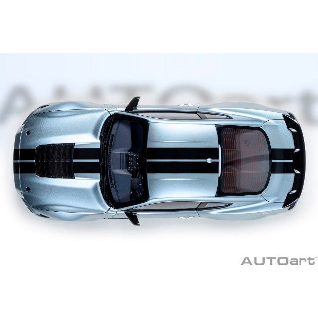 【予約安心出荷】[MDL] オートアート・コンポジットモデルシリーズ 1/18 フォード マスタング シェルビー GT500(シルバー/ブラック・ストライプ) 完成品 ミニカー(73096) AUTOart(オートアート)(2025年12月)