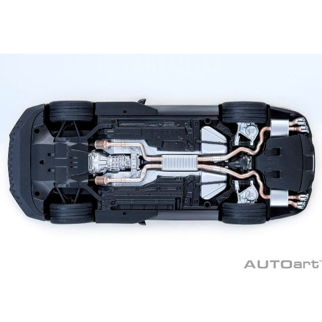 【予約安心出荷】[MDL] オートアート・コンポジットモデルシリーズ 1/18 フォード マスタング シェルビー GT500(シルバー/ブラック・ストライプ) 完成品 ミニカー(73096) AUTOart(オートアート)(2025年12月)