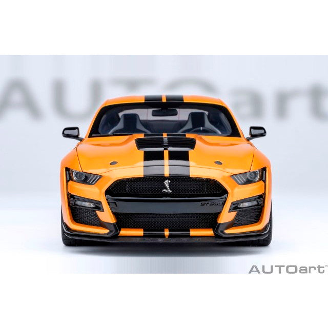 【予約安心出荷】[MDL] オートアート・コンポジットモデルシリーズ 1/18 フォード マスタング シェルビー GT500(オレンジ/ブラック・ストライプ) 完成品 ミニカー(73099) AUTOart(オートアート)(2025年12月)