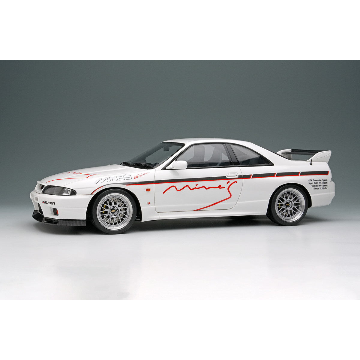 【予約安心出荷】[MDL] 1/18 Mine's Skyline GT-R(BCNR33) ホワイト 完成品 ミニカー(EML179B) EIDOLON(アイドロン)(2026年5月)
