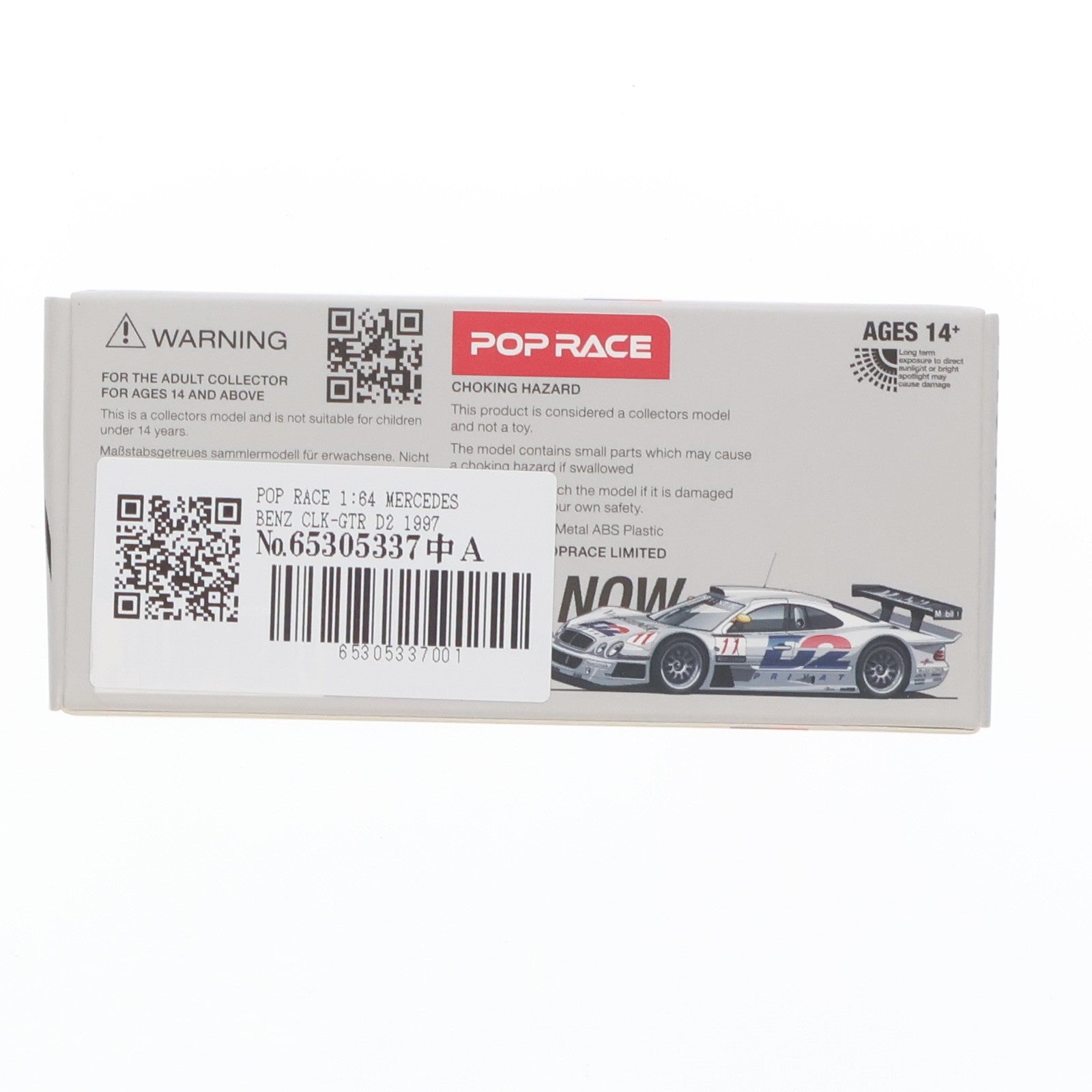 【中古即納】[MDL] 1/64 MERCEDES-BENZ CLK AMG GTR - 1997 FIA GT D2 PRIVAT 完成品 ミニカー(PR640095) POP RACE(ポップレース)(20220328)