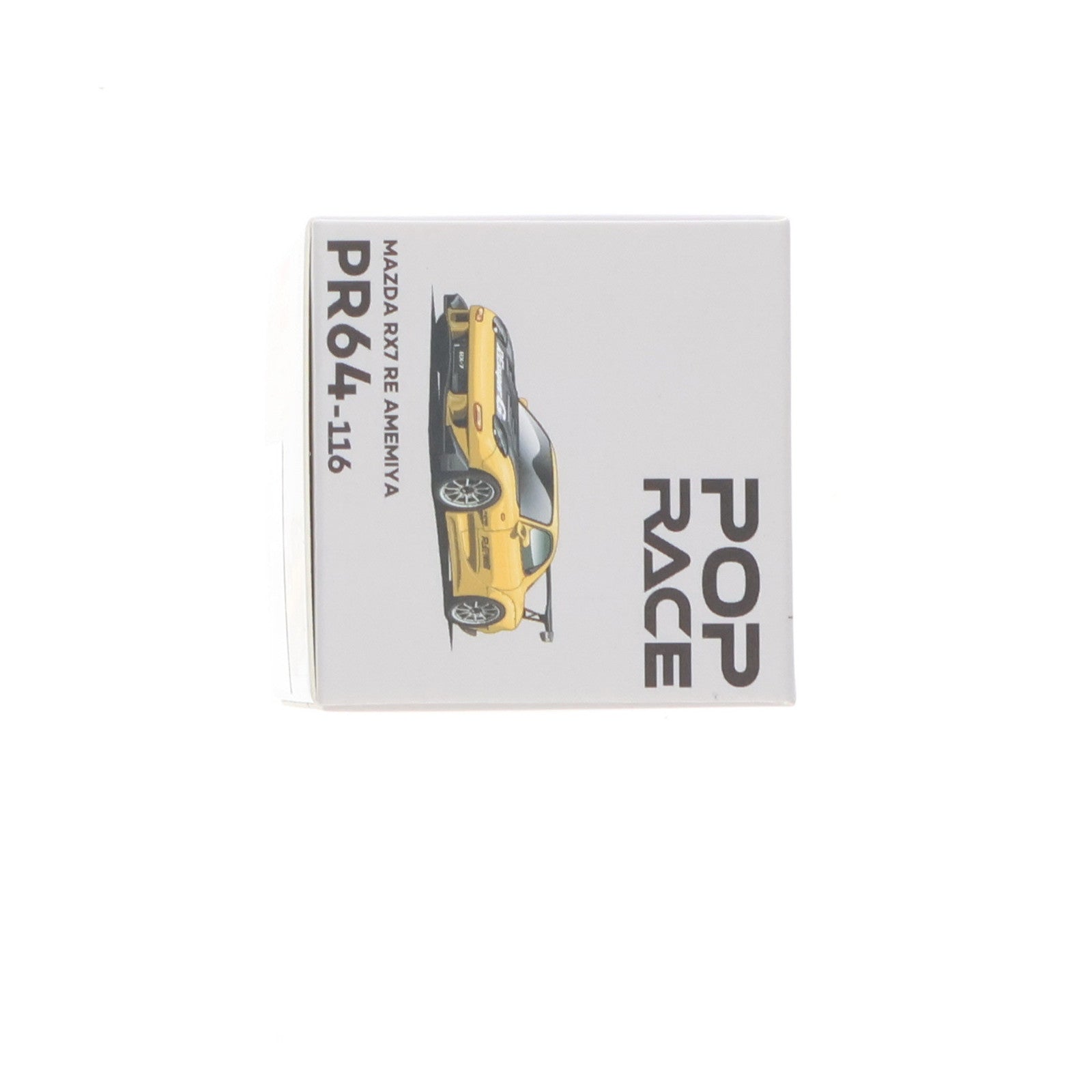 【中古即納】[MDL] 1/64 MAZDA RX-7(FD3S) RE-AMEMIYA WIDEBODY YELLOW 完成品 ミニカー(PR640116) POP RACE(ポップレース)(20220328)