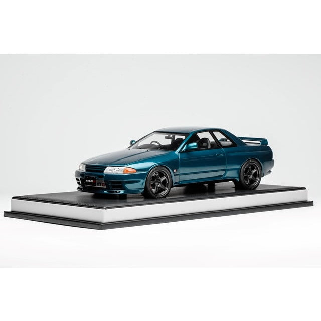【予約安心出荷】[MDL] 1/18 Nissan Skyline(スカイライン) GT-R(R32) Customized Version Midnight Green(ミッドナイトグリーン) 完成品 ミニカー(MH027MG) MOTORHELIX(モーターヘリックス)(2025年11月)