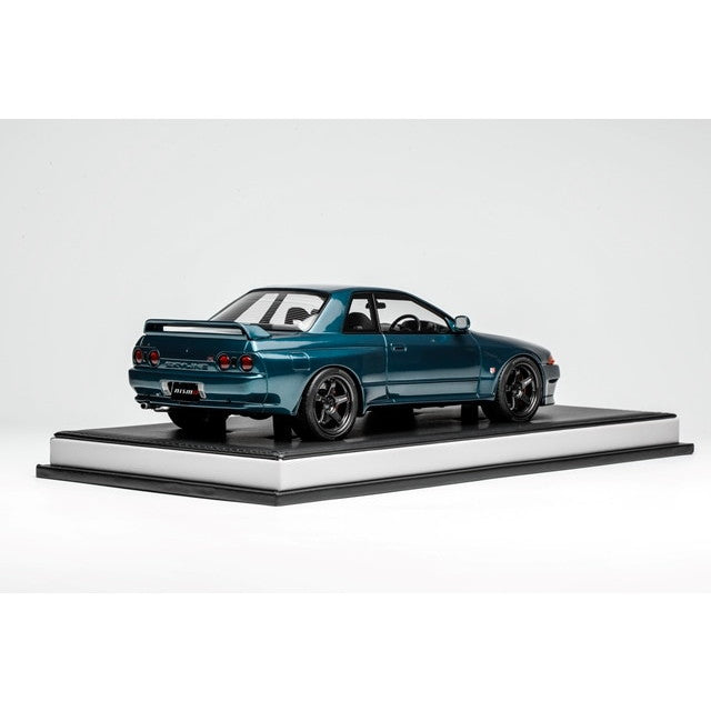 【予約安心出荷】[MDL] 1/18 Nissan Skyline(スカイライン) GT-R(R32) Customized Version Midnight Green(ミッドナイトグリーン) 完成品 ミニカー(MH027MG) MOTORHELIX(モーターヘリックス)(2025年11月)