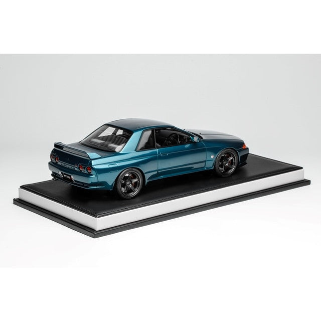 【予約安心出荷】[MDL] 1/18 Nissan Skyline(スカイライン) GT-R(R32) Customized Version Midnight Green(ミッドナイトグリーン) 完成品 ミニカー(MH027MG) MOTORHELIX(モーターヘリックス)(2025年11月)