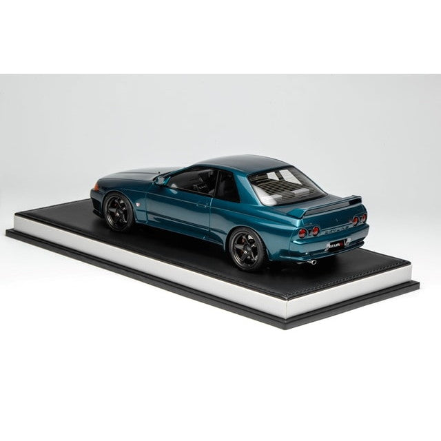 【予約安心出荷】[MDL] 1/18 Nissan Skyline(スカイライン) GT-R(R32) Customized Version Midnight Green(ミッドナイトグリーン) 完成品 ミニカー(MH027MG) MOTORHELIX(モーターヘリックス)(2025年11月)