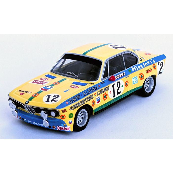 【予約安心出荷】[MDL] 1/43 BMW 2800 CS 1971年スパ・フランコルシャン24時間レース #12 Liane Engeman / Christine Beckers 完成品 ミニカー(RRbe59) Trofeu(トロフュー)(2026年1月)