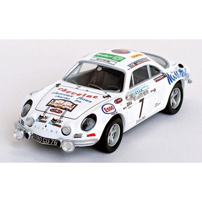 【予約安心出荷】[MDL] 1/43 アルピーヌルノー A110 1973年イープルラリー #7 Christian Coeuille / Vincent Laverne 完成品 ミニカー(RRbe60) Trofeu(トロフュー)(2026年1月)