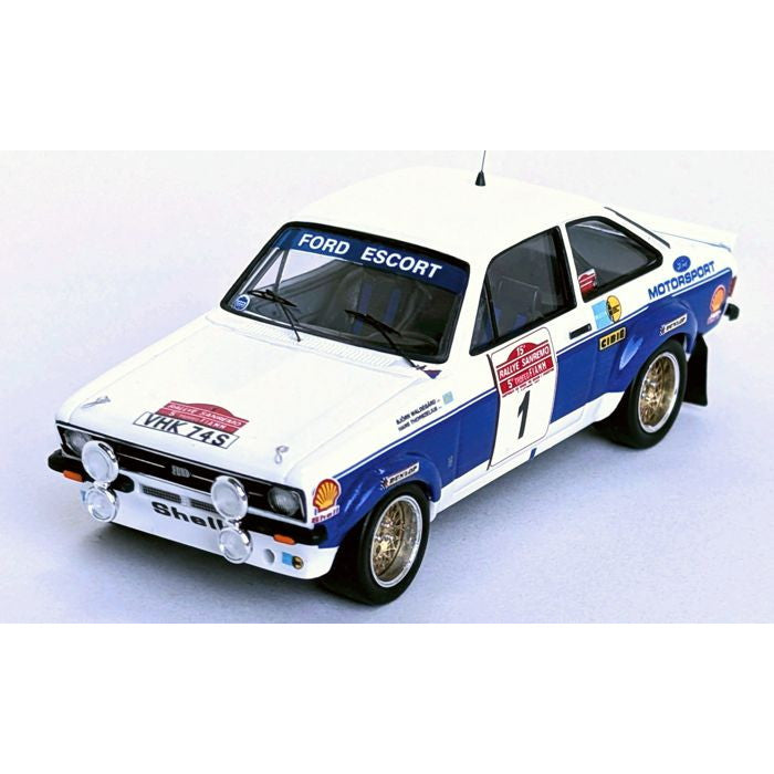 【予約安心出荷】[MDL] 1/43 フォード エスコート Mk2 1977年サンレモラリー5位 #1 Bjorn Waldegaard / Hans Thorzelius 完成品 ミニカー(RRit19) Trofeu(トロフュー)(2026年1月)