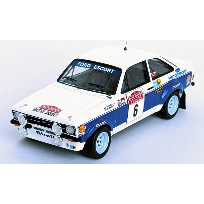 【予約安心出荷】[MDL] 1/43 フォード エスコート Mk.2 1977年サンレモラリー #6 Ari Vatanen / Peter Bryant 完成品 ミニカー(RRit20) Trofeu(トロフュー)(2026年1月)