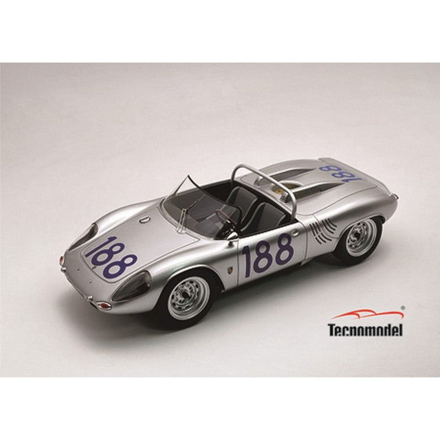 【予約安心出荷】[MDL] 1/18 ポルシェ 718 WRS タルガ・フローリオ 1964 #188 G.Hill - J.Bonnier 完成品 ミニカー(TM18-306E) Tecnomodel(テクノモデル)(2026年4月)