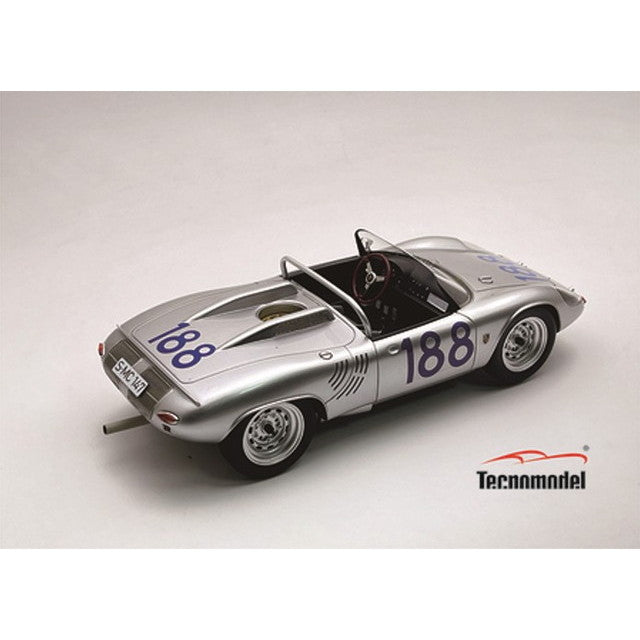 【予約安心出荷】[MDL] 1/18 ポルシェ 718 WRS タルガ・フローリオ 1964 #188 G.Hill - J.Bonnier 完成品 ミニカー(TM18-306E) Tecnomodel(テクノモデル)(2026年4月)