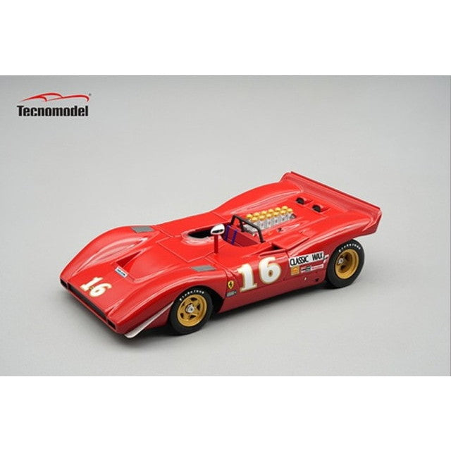 【予約安心出荷】[MDL] 1/43 フェラーリ 612 カンナム ミッドオハイオ 3位入賞車 1969 #16 Chris Amon 完成品 ミニカー(TM43-66C) Tecnomodel(テクノモデル)(2026年4月)
