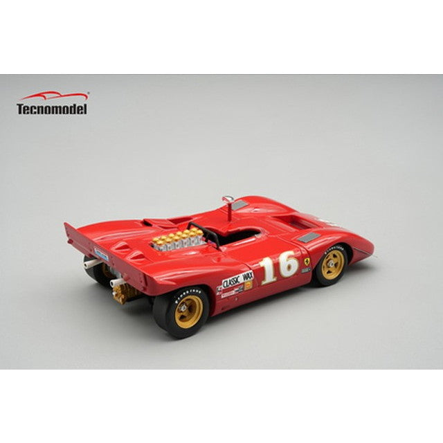 【予約安心出荷】[MDL] 1/43 フェラーリ 612 カンナム ミッドオハイオ 3位入賞車 1969 #16 Chris Amon 完成品 ミニカー(TM43-66C) Tecnomodel(テクノモデル)(2026年4月)