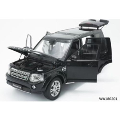 【予約安心出荷】[MDL] 1/18 LAND ROVER DISCOVERY4(ランドローバー ディスカバリー4) ブラック / シルバーホイール 完成品 ミニカー(WA18-02-01) WHELART(ウィールアート)(2026年3月)