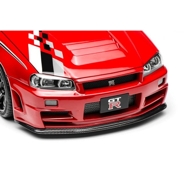 【新品即納】[MDL] 1/18 Nissan Skyline(スカイライン) GT-R(R34) CUSTOMIZED VERSION Active Red with Livery 完成品 ミニカー(M83426) MOTORHELIX(モーターヘリックス)(20251215)