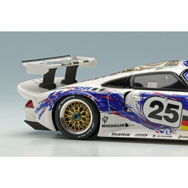 【予約安心出荷】[MDL] (再販) 1/43 Porsche 911 GT1 Le Mans 24h 1996 No.25 2位 (GT1クラスウィナー) 完成品 ミニカー(EM328A) EIDOLON(アイドロン)(2026年5月)