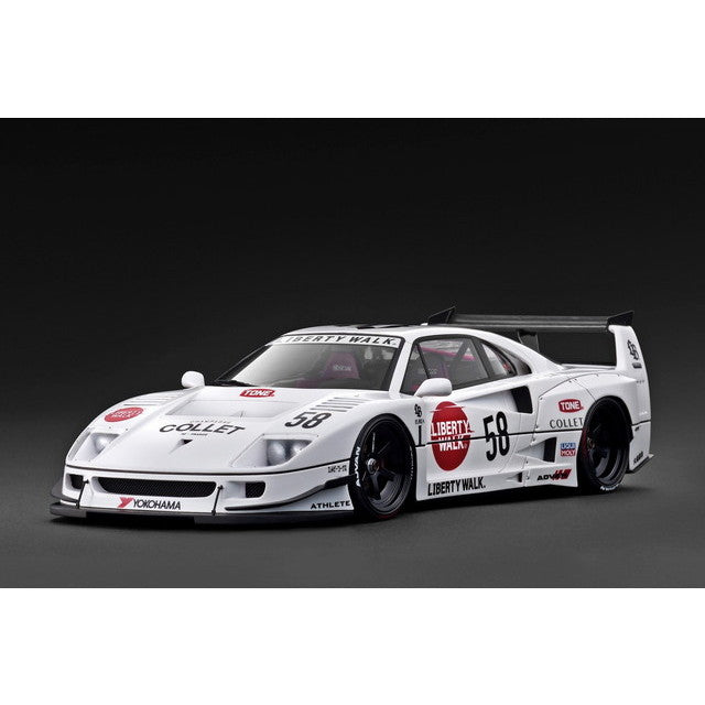 【予約安心出荷】[MDL] 1/18 LB-WORKS 40 White 完成品 ミニカー(IG3788) ignition model(イグニッションモデル)(2026年5月)