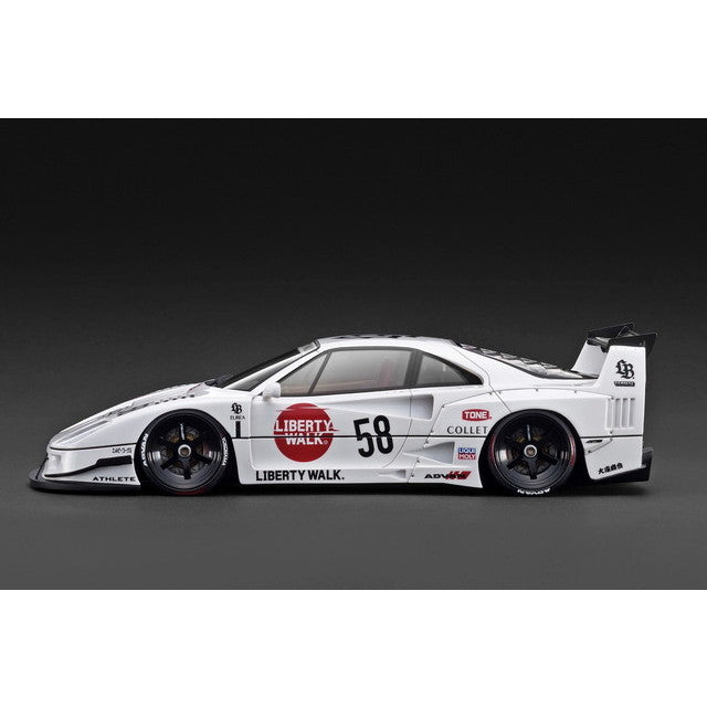 【新品即納】[MDL] 1/18 LB-WORKS 40 White 完成品 ミニカー(IG3788) ignition model(イグニッションモデル)(20260301)