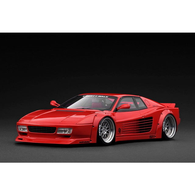 【予約安心出荷】[MDL] 1/18 LB-WORKS 512 Red 完成品 ミニカー(IG3749) ignition model(イグニッションモデル)(2026年8月)