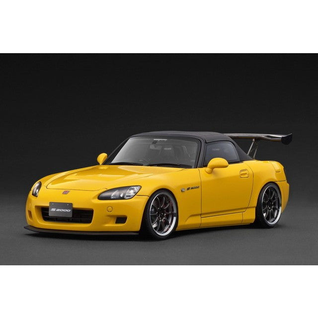 【新品】【お取り寄せ】[MDL] 1/18 Honda S2000 (AP1) Yellow 完成品 ミニカー(IG3919) ignition model(イグニッションモデル)(20260630)