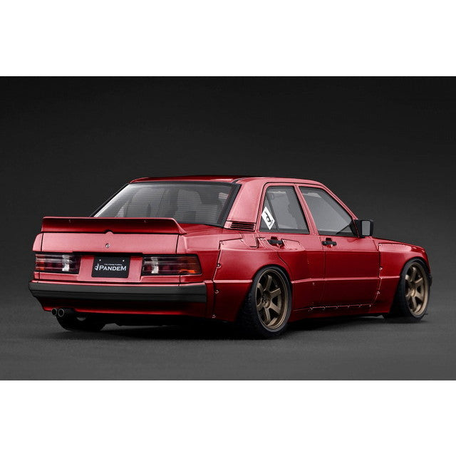 【新品即納】[MDL] 1/18 PANDEM 190 Red Metallic 完成品 ミニカー(IG4061) ignition model(イグニッションモデル)(20260331)