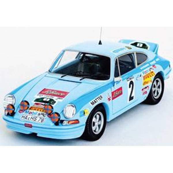 【予約安心出荷】[MDL] 1/43 ポルシェ 911 カレラ RS 1976年 フンスリュックラリー 優勝 #2 Heinz-Walter Schewe/Wolfgang Druba 完成品 ミニカー(dsn347) Trofeu(トロフュー)(2026年1月)