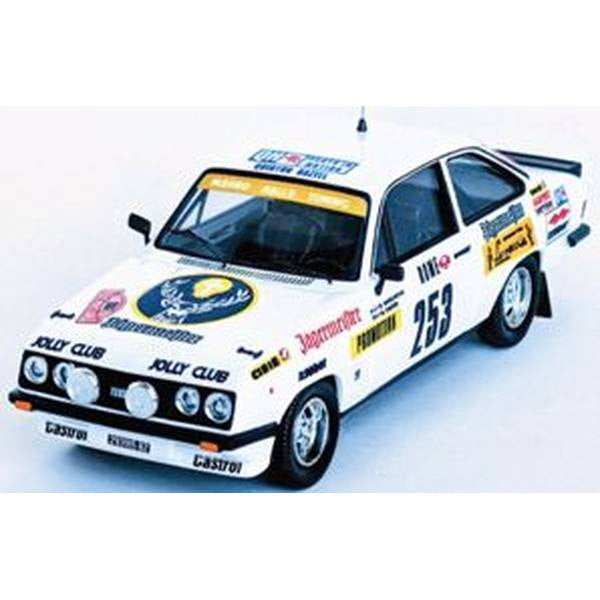 【予約安心出荷】[MDL] 1/43 フォード エスコート Mk2 RS2000 1980年 ラリーモンテカルロ #253 Marco Marchesini/Gianni Caorsi 完成品 ミニカー(RRfr103) Trofeu(トロフュー)(2026年1月)