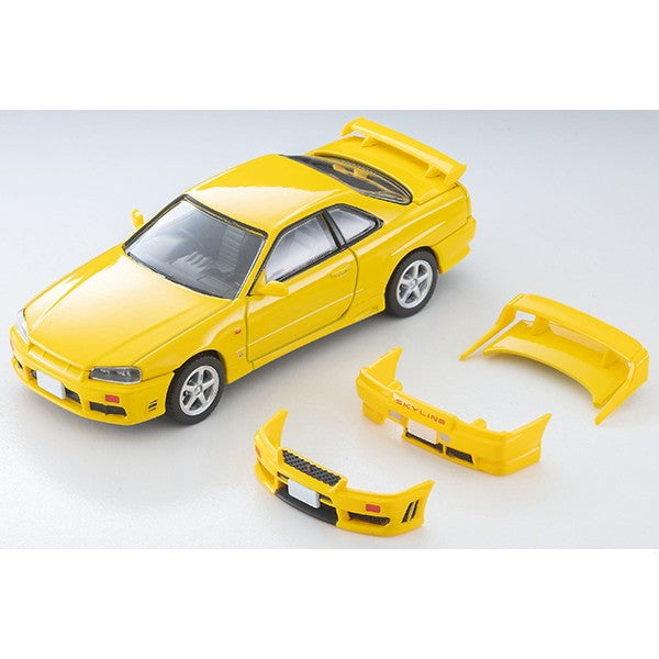 【予約安心出荷】[MDL] トミカリミテッドヴィンテージ NEO LV-N365a 1/64 日産 スカイライン 2ドア スポーツクーペ 25GT TURBO オプションパーツ付(黄) 98年式 完成品 ミニカー(339052) TOMYTEC(トミーテック)(2026年5月)