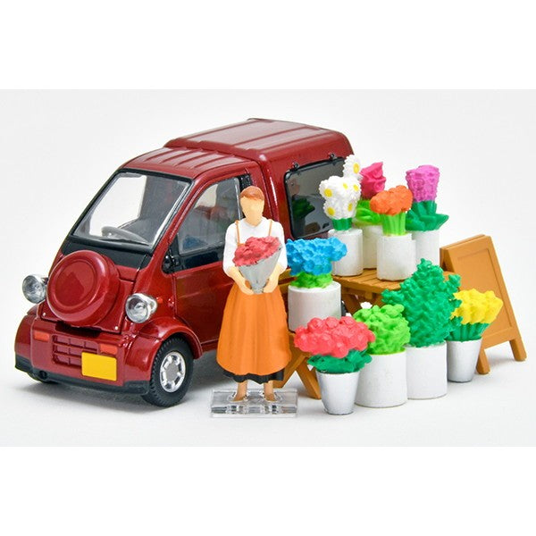 【予約安心出荷】[MDL] トミカリミテッドヴィンテージ NEO ジオコレ64 #カースナップ17b 1/64 花屋2(ダイハツ ミゼットII カーゴ 付属) 完成品 ミニカー(339663) TOMYTEC(トミーテック)(2026年5月)