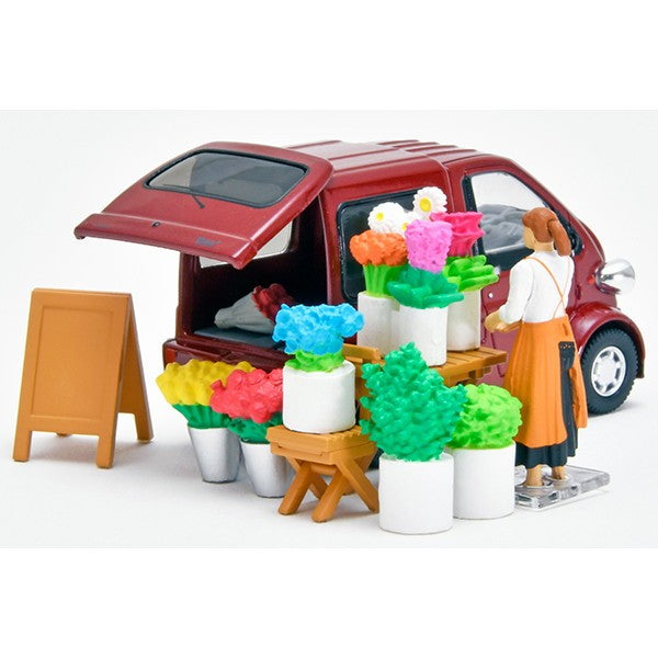 【予約安心出荷】[MDL] トミカリミテッドヴィンテージ NEO ジオコレ64 #カースナップ17b 1/64 花屋2(ダイハツ ミゼットII カーゴ 付属) 完成品 ミニカー(339663) TOMYTEC(トミーテック)(2026年5月)