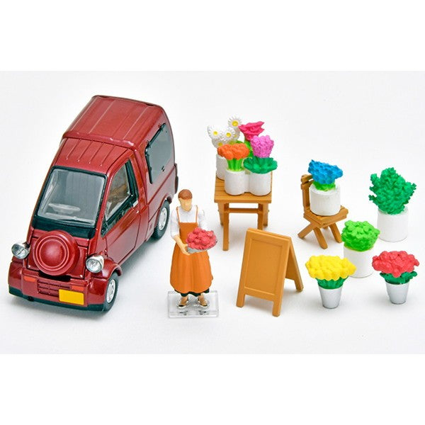 【予約安心出荷】[MDL] トミカリミテッドヴィンテージ NEO ジオコレ64 #カースナップ17b 1/64 花屋2(ダイハツ ミゼットII カーゴ 付属) 完成品 ミニカー(339663) TOMYTEC(トミーテック)(2026年5月)