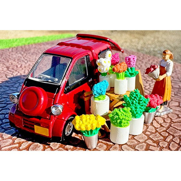 【予約安心出荷】[MDL] トミカリミテッドヴィンテージ NEO ジオコレ64 #カースナップ17b 1/64 花屋2(ダイハツ ミゼットII カーゴ 付属) 完成品 ミニカー(339663) TOMYTEC(トミーテック)(2026年5月)