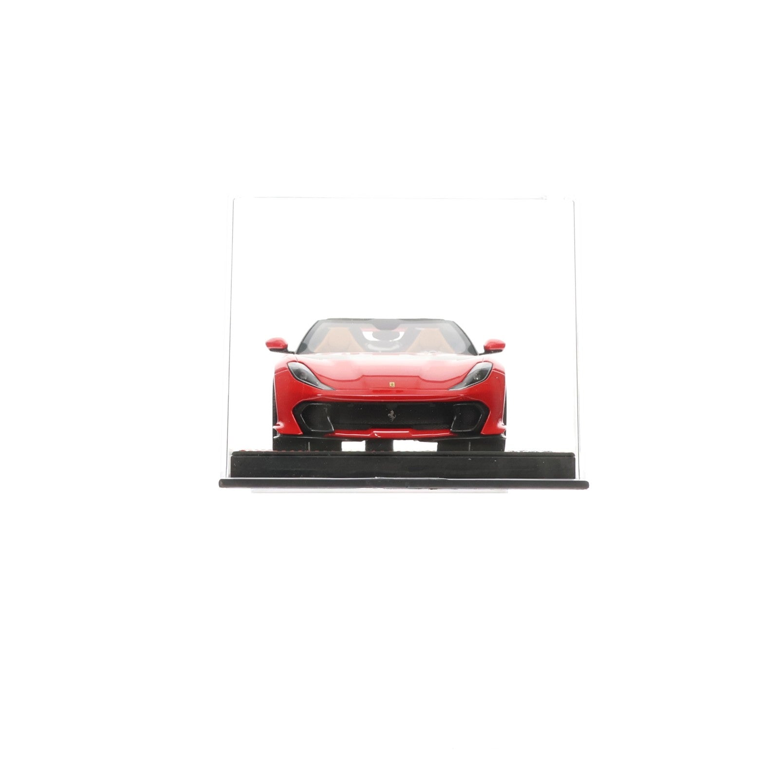 【中古即納】[MDL] 1/18 FERRARI 812 Competizione A(フェラーリ 812 コンペティツィオーネA) Corsa 322 Diamont Matt Grey Corsa Wheels/Yellow Stripe(ケース付) 完成品 ミニカー(P18209DV) BBR(20231222)