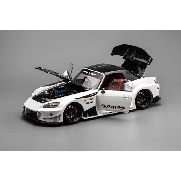 【予約安心出荷】[MDL] 1/18 Honda S2000 J`s Racing Grand Prix White 完成品 ミニカー(M85118) MOTORHELIX(モーターへリックス)(2026年5月)