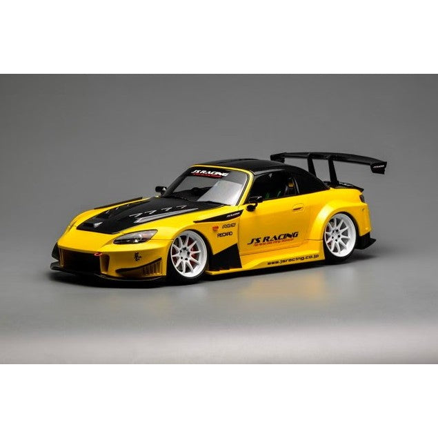 【予約安心出荷】[MDL] 1/18 Honda S2000 J`s Racing New Indy Yellow Pearl 完成品 ミニカー(M85120) MOTORHELIX(モーターへリックス)(2026年5月)