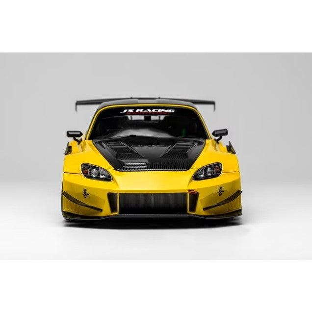 【予約安心出荷】[MDL] 1/18 Honda S2000 J`s Racing New Indy Yellow Pearl 完成品 ミニカー(M85120) MOTORHELIX(モーターへリックス)(2026年5月)