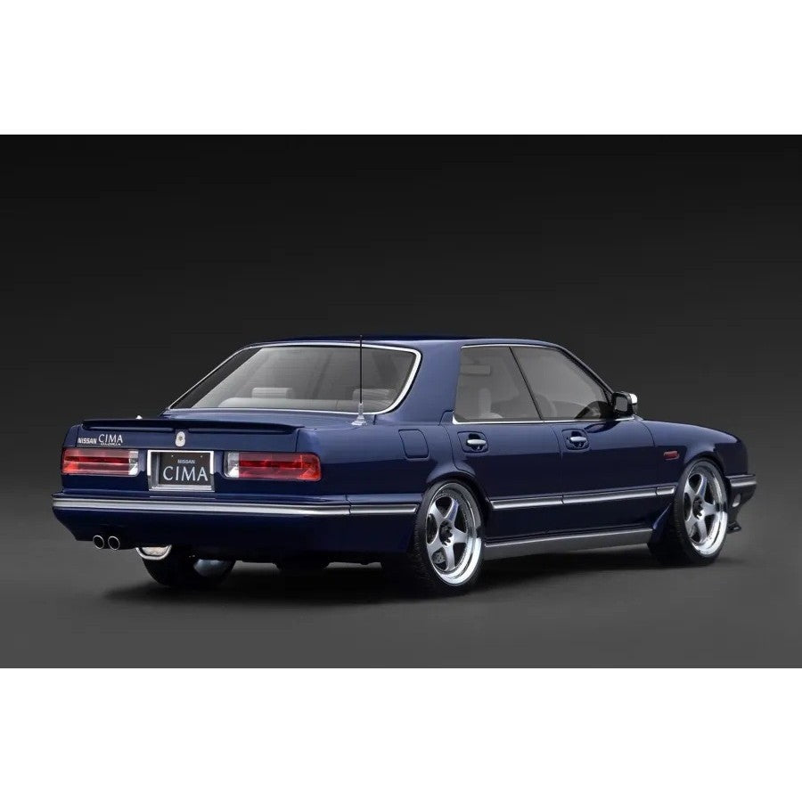 【予約安心出荷】[MDL] 1/18 NISSAN GLORIA CIMA(グロリア シーマ)(Y31) Dark Blue(ダークブルー) 完成品 ミニカー(IG3901) ignition model(イグニッションモデル)(2026年7月)