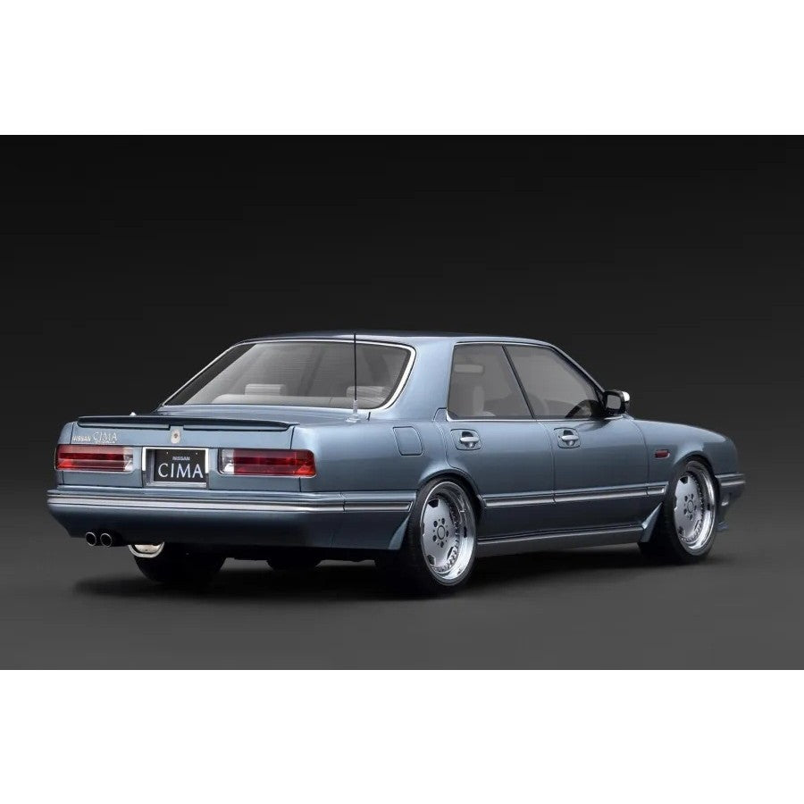 【予約安心出荷】[MDL] 1/18 NISSAN GLORIA CIMA(グロリア シーマ)(Y31) Light Blue(ライトブルー) 完成品 ミニカー(IG3902) ignition model(イグニッションモデル)(2026年7月)