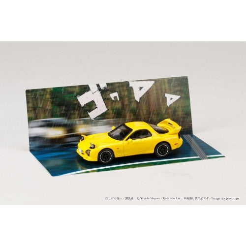 【新品即納】[MDL] 1/64 MAZDA(マツダ) RX-7(FD3S) Project D/頭文字D(イニシャルD) 高橋啓介 VS 秋山渉(たかはしけいすけVSあきやまわたる) 完成品 ミニカー(HJDMD002B) ホビージャパン(20260510)
