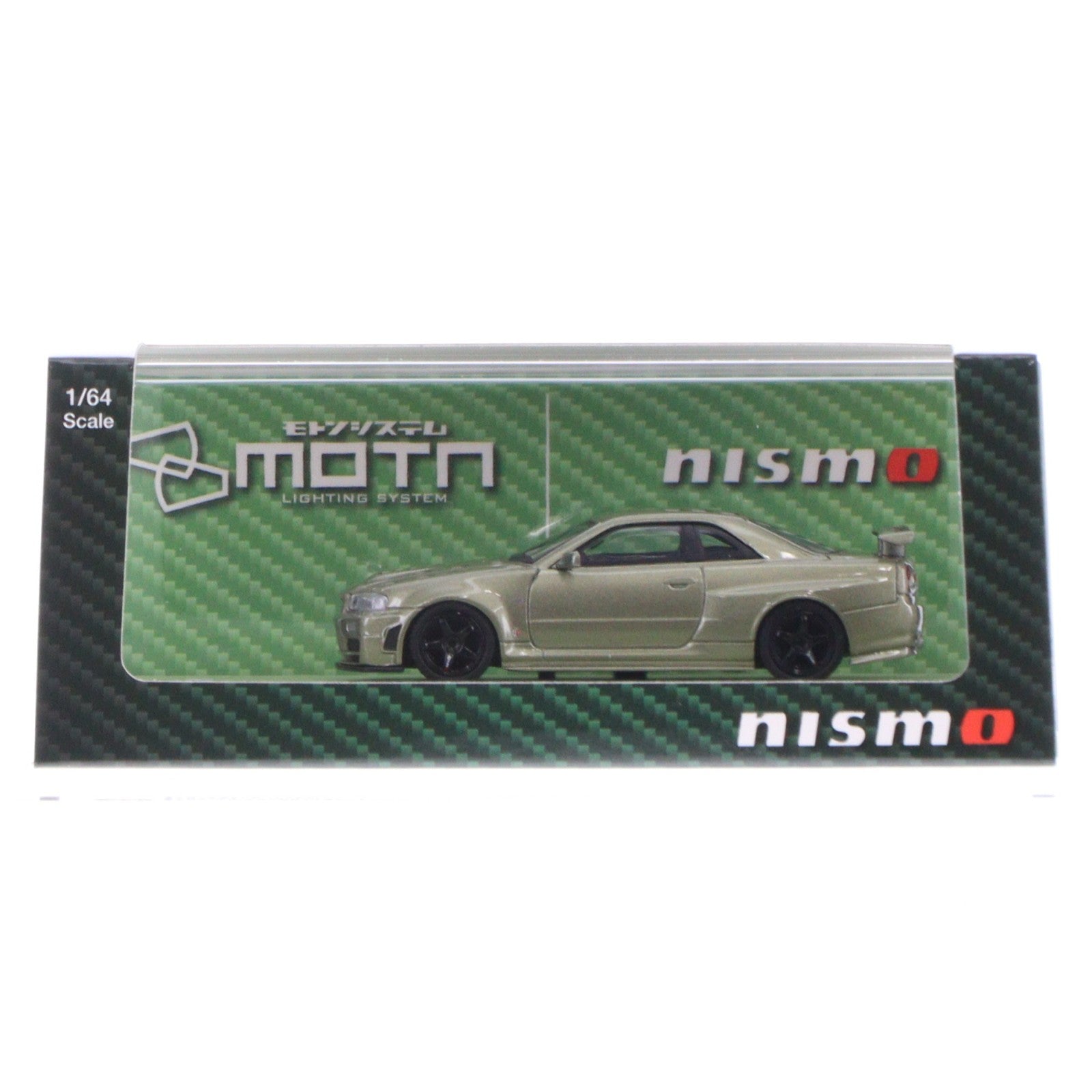 【中古即納】[MDL] MOTNシリーズ 1/64 ニスモ R34 GT-R Z-tune LED搭載(ミレニアムジェイド) 完成品 ミニカー(K07130LMJ) 京商(20251130)
